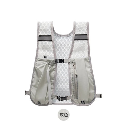 Ultralight Hydration Running Vest Reflective Breathable Adjustable Women Men Trail Marathon Cycling Hiking Water Bottle Vest