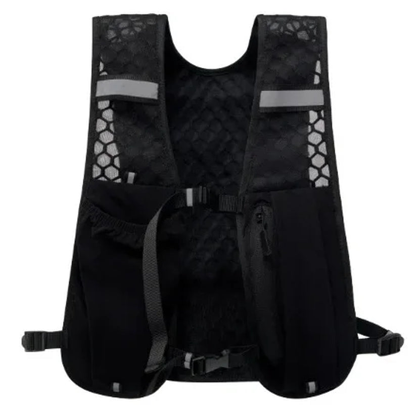 Ultralight Hydration Running Vest Reflective Breathable Adjustable Women Men Trail Marathon Cycling Hiking Water Bottle Vest