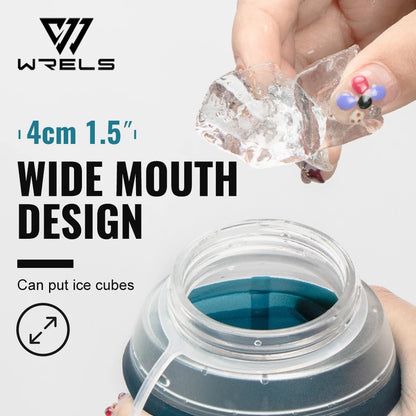 500ML TPU Soft Folding Water Bottles Bpa-Free Collapsible Sports Flasks for Hiking Climbing Camping Running Bottle